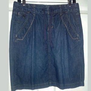 Eddie Bauer Women's Size 4 Blue Career Skirt